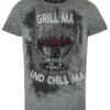 Trachtenshirt grau Grill ma und Chill ma 012939 ~ M