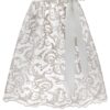Dirndlschürze floral bestickt mit Perlen (65 cm) ~ M