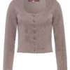 Trachten Strickjacke taupe Achensee 002882 - limitiert ~ 46