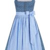 Midi Dirndl 65 cm blau hellblau Hilda 015072 ~ 36