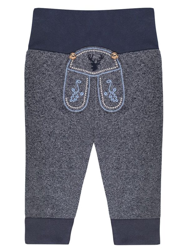 Baby / Kleinkind Schlupfhose blau meliert 016325 ~ 62