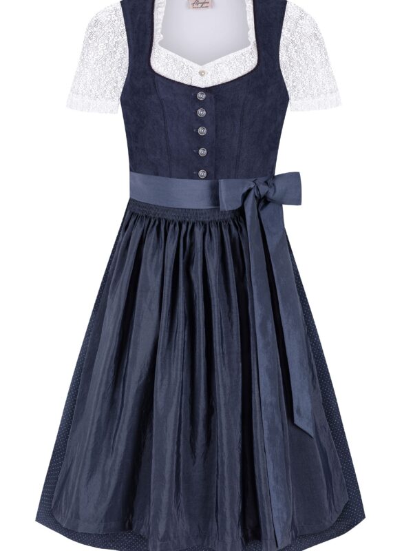 Kinderdirndl TEGERNSEE ~ dunkelblau ~ 176