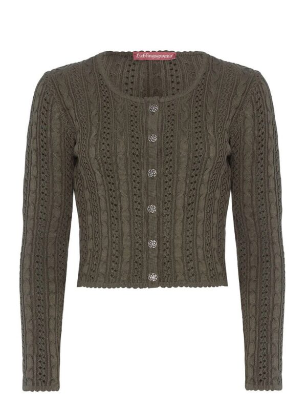 Trachten Strickjacke oliv Lisa 005068 ~ 42