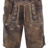 Lederhose kurz braun antik Freischütz 010748 ~ 60