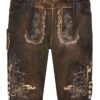 Lederhose kurz dunkelbraun Luis 015422 ~ 58