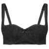 Dirndl BH Push-Up schwarz mit Spitze 005403 ~ 70A