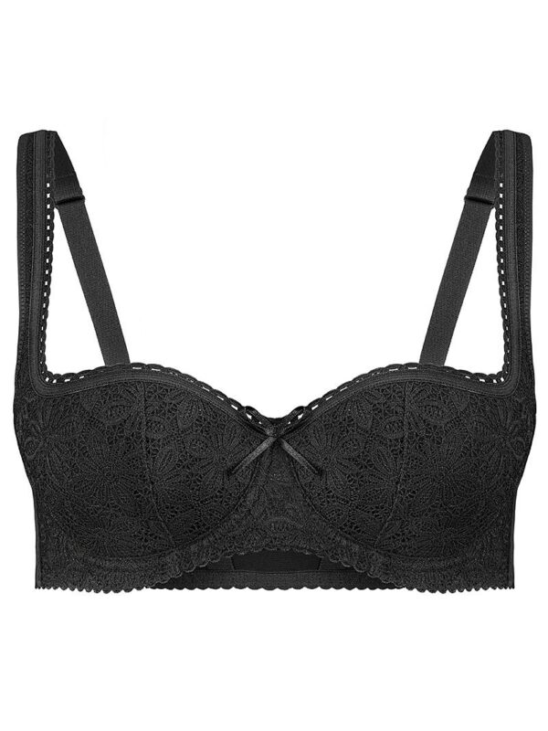 Dirndl BH Push-Up schwarz mit Spitze 005403 ~ 70A