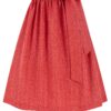 Dirndlschürze LINA (70 cm) ~ rot ~ XS