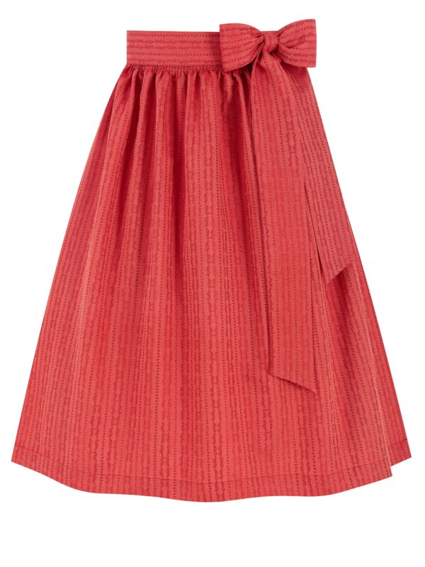 Dirndlschürze LINA (70 cm) ~ rot ~ XS