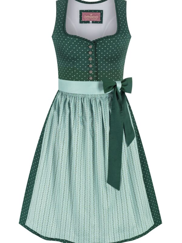 Dirndl KATHI (65 cm) ~ 36 ~ dunkelgrün