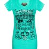 Trachtenshirt kurzarm mintgrün 'Gschmusi' Gerti 131606 ~ S