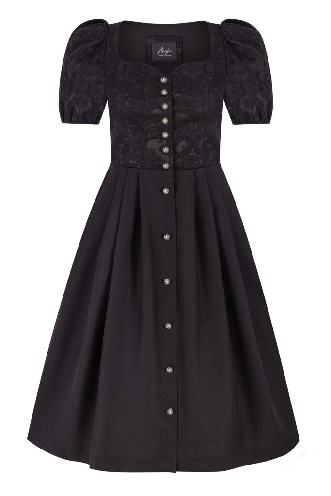 Gastrodirndl ANNA (70 cm) ~ schwarz ~ 36