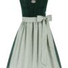 Dirndl FRIEDA (65 cm) ~ 44 ~ dunkelgrün