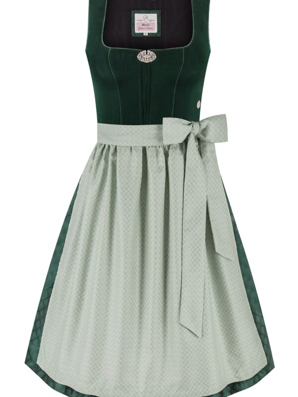 Dirndl FRIEDA (65 cm) ~ 44 ~ dunkelgrün