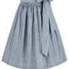 Dirndlschürze midi 65 cm blaugrau Chloe 016583 ~ L