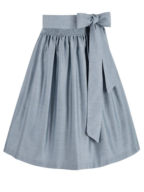 Dirndlschürze midi 65 cm blaugrau Chloe 016583 ~ L