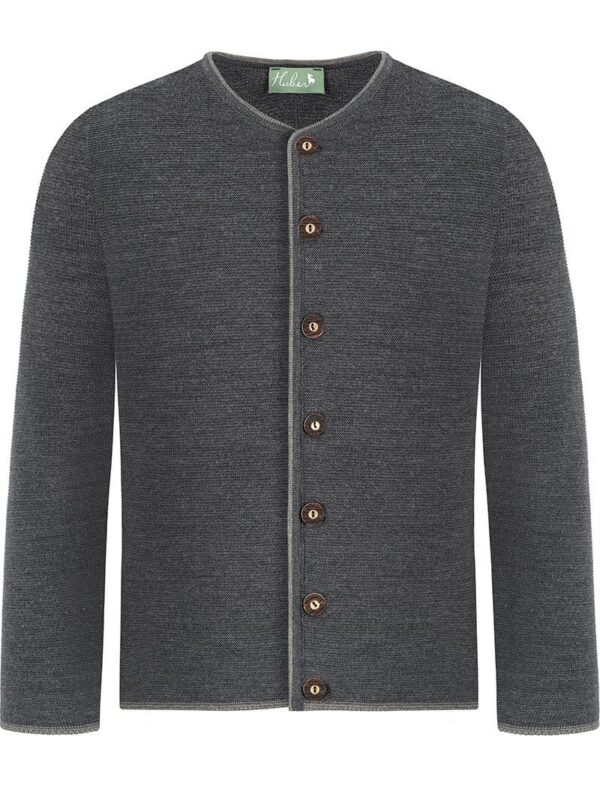 Trachten Strickjacke anthrazit grau Aloisius 015289 ~ 58
