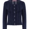 Trachten Strickjacke dunkelblau Lisa 015297 ~ 44