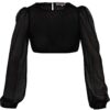 Dirndlbluse BÖHEN ~ schwarz ~ 44