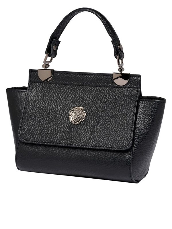 Trachtentasche schwarz Retro Nappaleder 014984 ~ schwarz