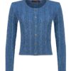 Trachten Strickjacke blau Lisa 002816 ~ 46