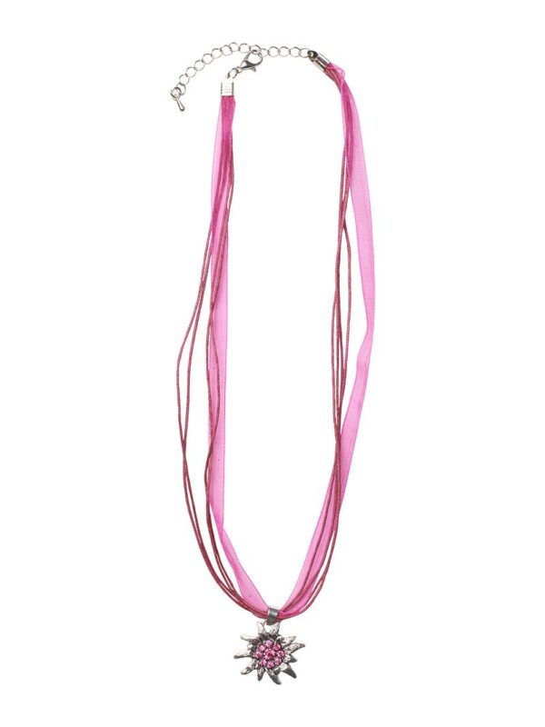 Collier mit Edelweissanhänger 000157 ~ beere