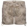 Lederhose kurz stein Maria 004953 ~ 30
