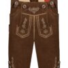Kinder Lederhose kurz braun 140935 ~ 74