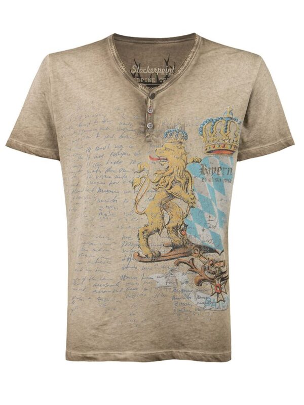 Trachtenshirt sand Bene 011096 ~ XXL