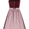 Dirndl ROSANNA (65 cm) ~ 48 ~ dunkelrot