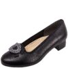 Pumps mit Brosche ~ 37 ~ schwarz