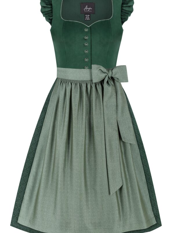 Dirndl ZOEY (70 cm) ~ 42 ~ dunkelgrün
