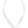 Collier mit Edelweissanhänger 000157 ~ weiß
