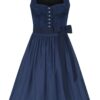Dirndl TEGERNSEE (65 cm) ~ dunkelblau ~ 36