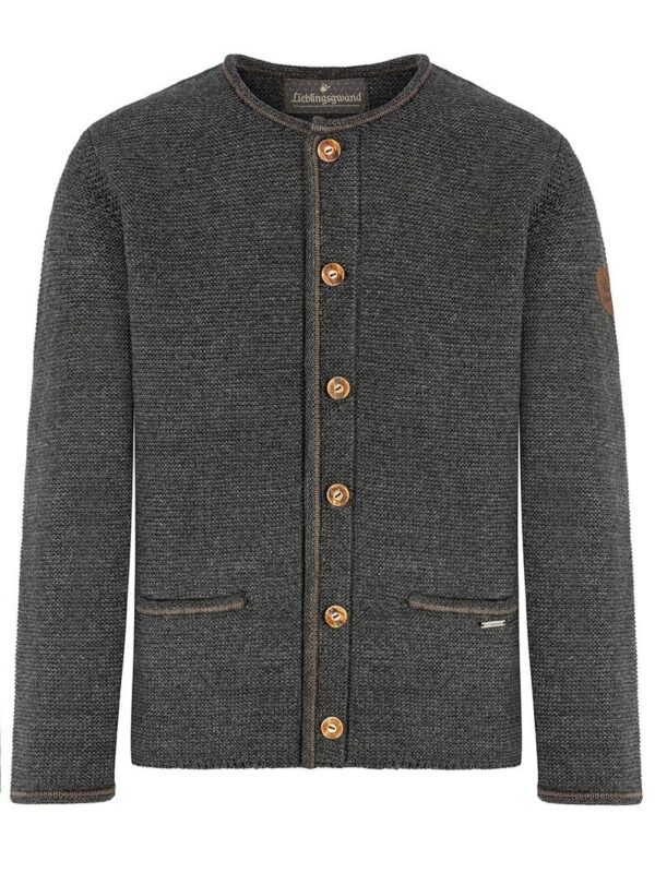 Trachten Strickjacke anthrazit Ferdi 013716 ~ 60