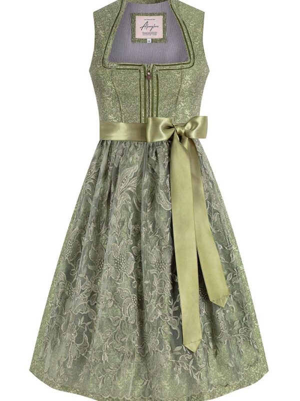 Midi Dirndl 65 cm grün Athina 015946 ~ 44