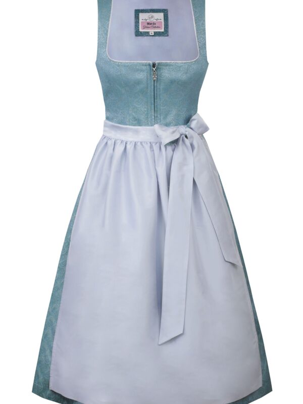 Dirndl BECHHOFEN (65 cm) capriblau ~ 42 ~ petrol