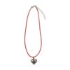 Collier mit Herzanhänger 000156 ~ rot