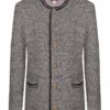 Trachten Strickjacke hellbraun meliert Zugspitz 005407 ~ 44