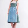 Midi Dirndl 65 cm salbei hellblau Frieda 016550 ~ 50