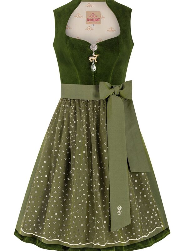 Dirndl SAMTENGEL (65 cm) ~ 38