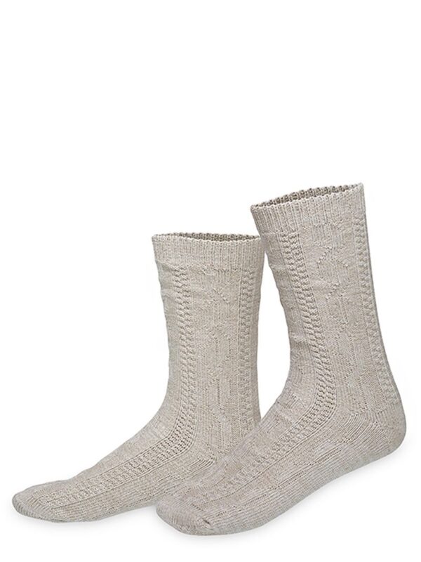 Trachtensocken kurz natur 100978 ~ 39-41