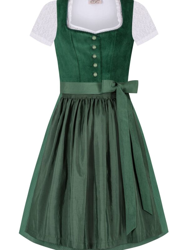 Kinderdirndl TEGERNSEE ~ 140 ~ dunkelgrün