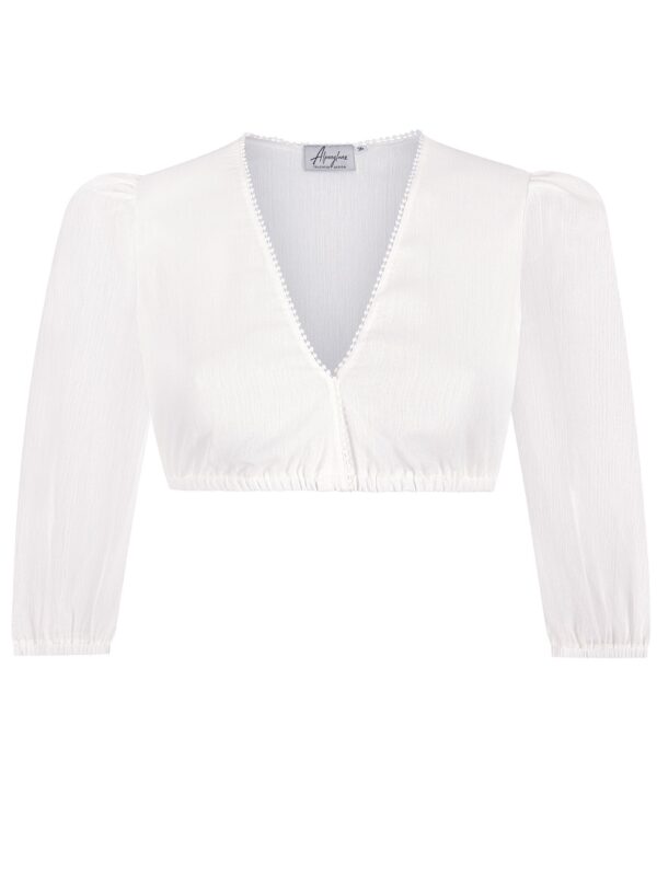 Dirndlbluse MATHILDA ~ 30 ~ weiß