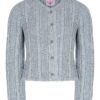 Mädchen Trachten Strickjacke blaugrau Alia 015293 ~ 92