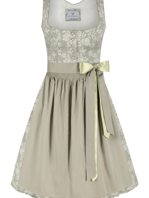 Dirndl MARIELLA mit Leinen (70 cm) ~ salbei ~ 36