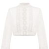 Dirndlbluse Spitze creme 011697 ~ 34