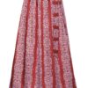 Dirndlschürze lang 90 cm rot-weiß 001253 ~ M