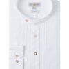 Trachtenhemd langarm weiß slimfit 002509 ~ 38