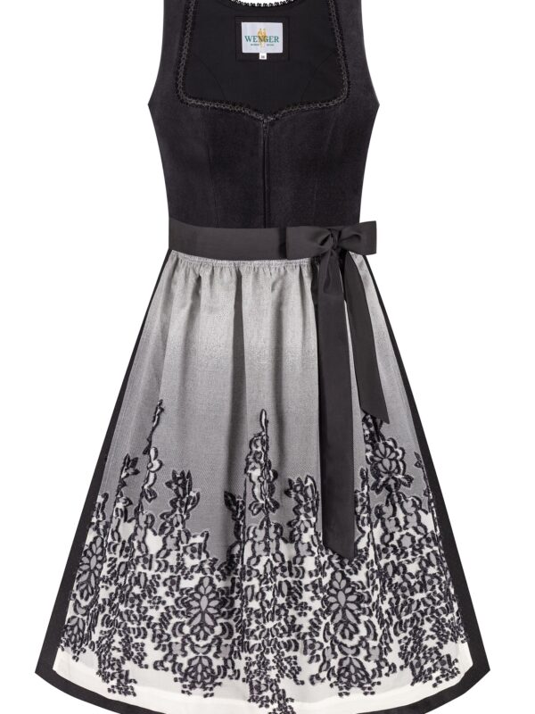 Dirndl ISOLDE (70 cm) ~ 40 ~ schwarz